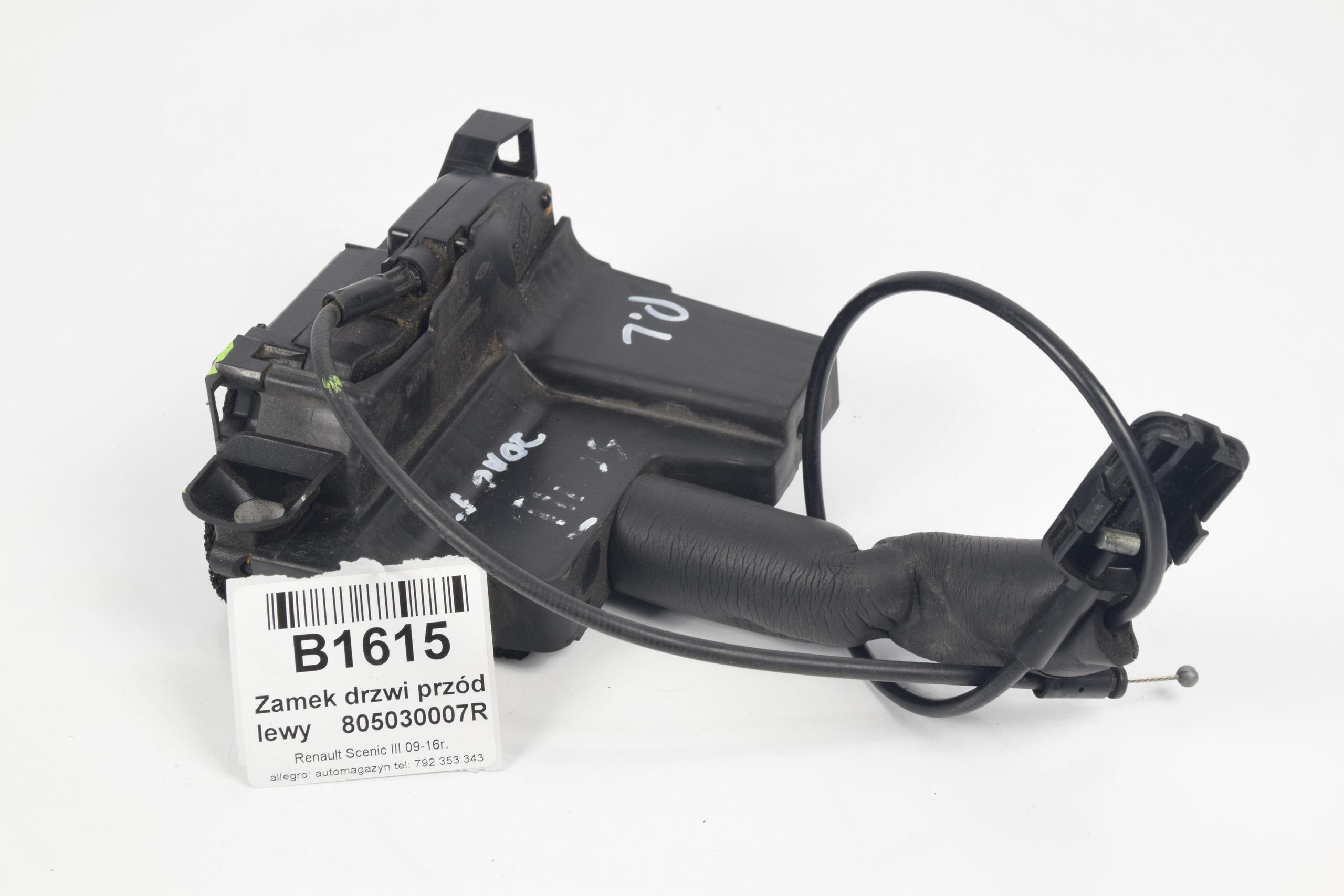 805030007R - Замок двері передній передній лівий Scenic III 3 09-16R