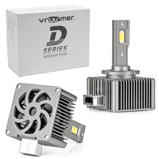 Філаментна LED лампа Vroomer D1S 55W 6000K PK32d-2 біла 2 шт.