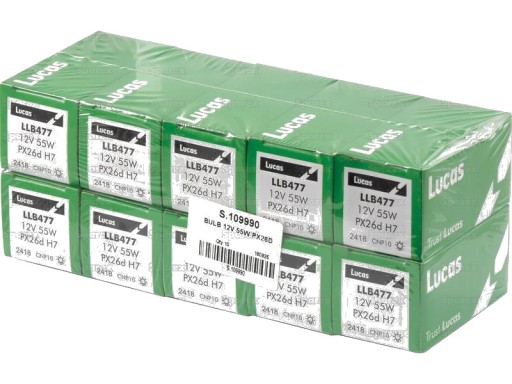 S.109990 - Лампа H7 12 В 55 Вт PX26d