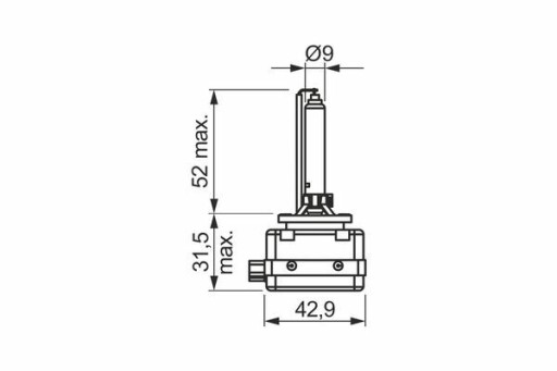 1 987 302 907 - Ксенонова лампа HID WS 1 987 302 907