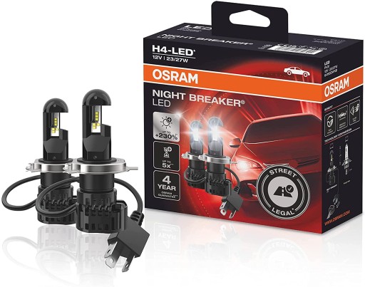 Лампы Night Breaker Led Osram 64193DWNB H4 27 Вт 2 шт.