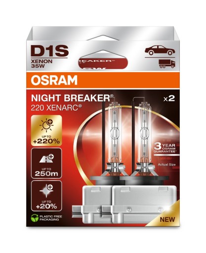 Лампы Osram XENARC NIGHT BREAKER 220 D1S 35 Вт 2 шт.
