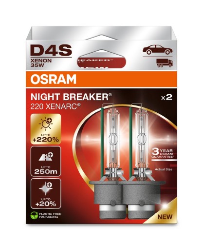 Лампы Osram XENARC NIGHT BREAKER 220 D4S 35 Вт 2 шт.