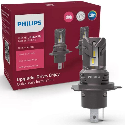 Лампы Philips LED Ultinon Access UA2500 H4/H19 12 В