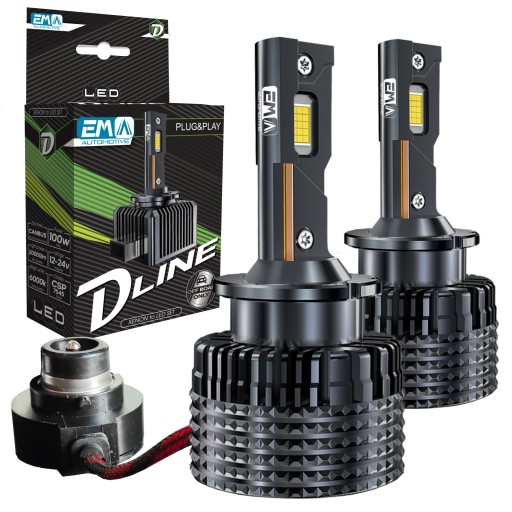 Ксеноновые лампы накаливания Светодиодные горелки D2S LED Plug&Play Ксенон 6000K 20000лм