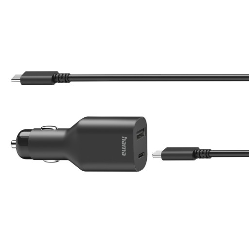 USB-C автомобільний адаптер для ноутбука 5-20V/70W