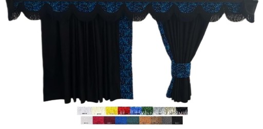 Штора Premium TIR - датский плюш - голландская перекладина