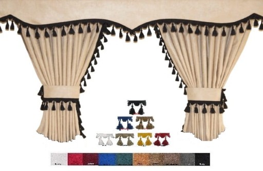 Штора TIR стандартна, класична - RENAULT GAMA T - поперечина мала