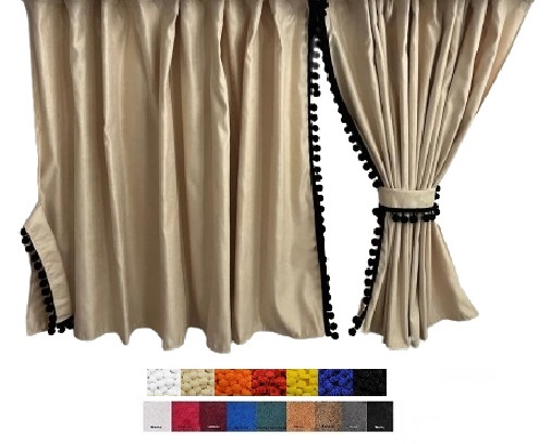 Штора для АВТОБУСА СТАНДАРТ без перекладины - Fiat Ducato + Рейлинги