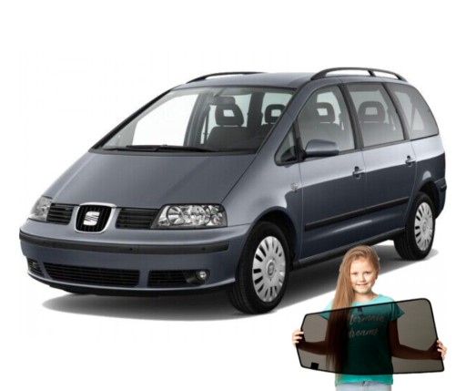 Шторки Сонцезахисні козирки з магнітами для Seat Alhambra 1 1996-2010