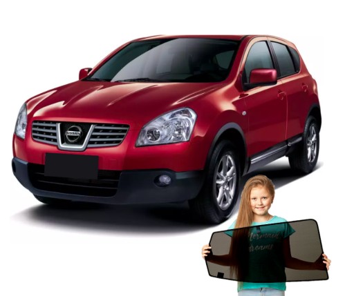 Шторки RayStop присвячені кросоверу Nissan Qashqai 1 I 2006-2013