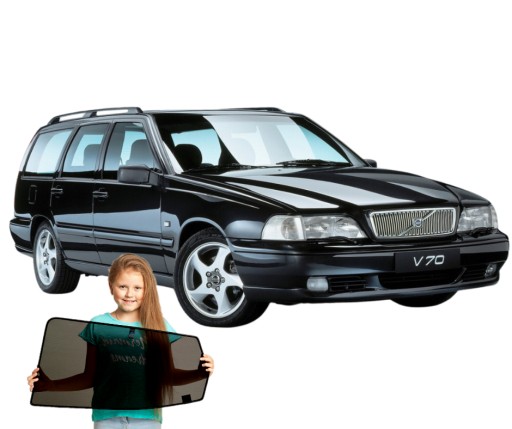 Шторки RayStop, присвячені Volvo V70 1 I station wagon 1996-2000