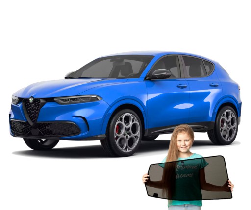 Специальные шторки на магнитах для Alfa Romeo Tonale 2022 года - RayStop