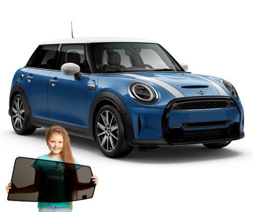 Шторки на магнітах Mini Cooper 3 III F55 хетчбек 5-дверний 2013 - RayStop