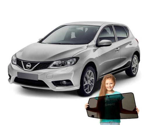 Шторки на магнітах Nissan Pulsar хетчбек 2014-2018 RayStop