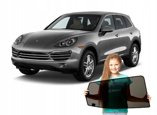 Шторки на магнітах Porsche Cayenne 2 II SUV 2010-2017 RayStop