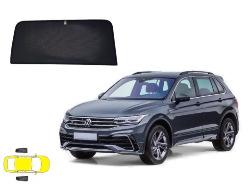 Солнцезащитные козырьки для VW Tiguan II, 2 шторки в тон