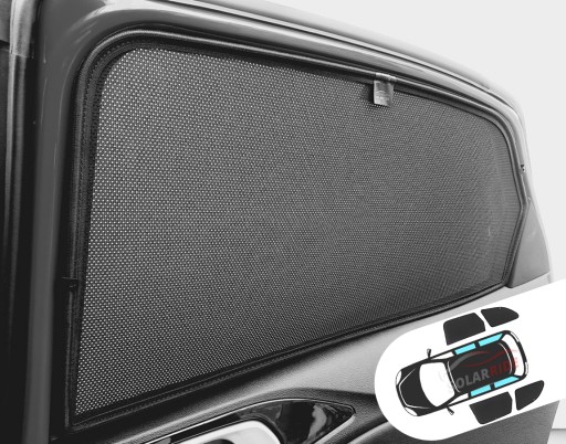 Солнцезащитные козырьки на Fiat 500L Cross 2012-2022 гг.