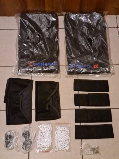 Шторы для автобуса, черные