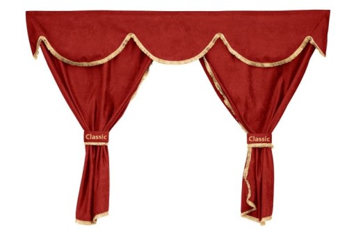 Тканинні штори салону F-CORE XC13 RED