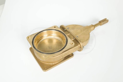 6 - Задвижка латунная без управления. 6-дюймовый воротник/воротник, 6-дюймовый воротник/воротник