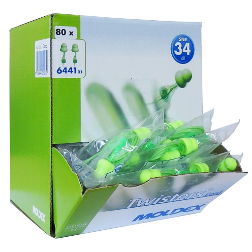 Затычки для ушей Twisters Cord 6441 80 пар