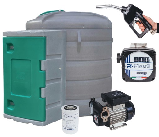 Бак для дизельного топлива ON JFC 2500L Насос PIUSI Счетчик Автомобильная колонка.