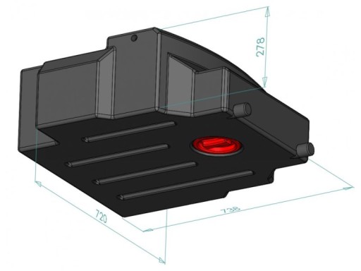 AP700000280 - Бак для зберігання чистої брудної води 90L Ford Transit Aplast