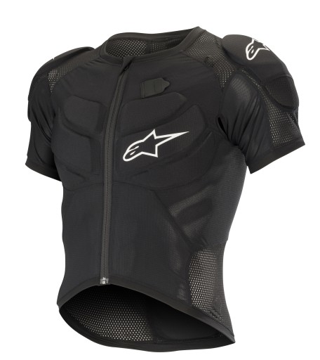 Велосипедная броня Alpinestars Vector Tech с коротким рукавом черная 2XL