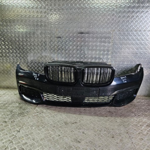 Zderzak Przedni Przód  BMW 7 G11 416 Carbon Schwarz Czarny - Бампер передній BMW 7 G11 416 Carbon Schwarz Black М-пакет