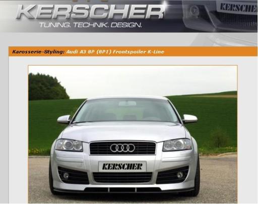 Передній бампер Audi A3 / S3 2002-kerscher