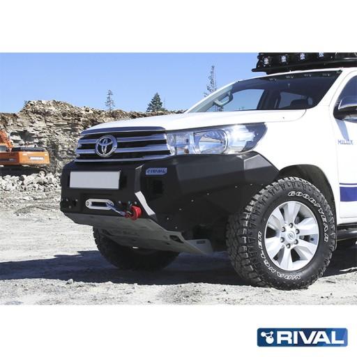 2D.5701.1.B-NL - Бампер передний Rival 4x4 Toyota Hilux 2015-2020 2018-2020 TUV