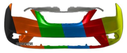 HZT-VW-014 - Задний правый тормозной суппорт VW PASSAT B6 2005.03-08