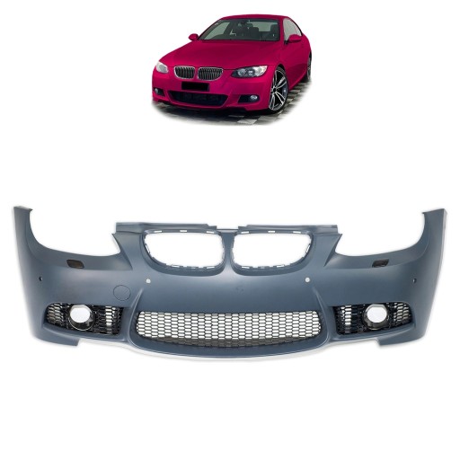 Бампер передний (с парктроником) для BMW 3 (E92) купе 2006 - 2010 M3 стиль