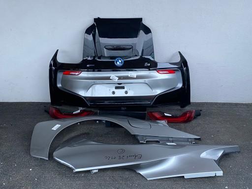 Задний бампер, люк, подкрылок, BMW i8, цвет 490