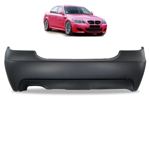 Задний бампер для BMW 5 (E60) Седан 2003 - 2007 г.в. Пакет M style