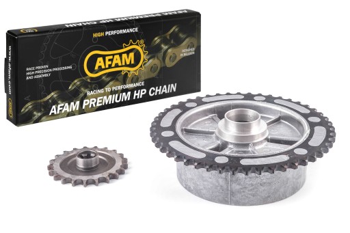 2957214 - Зірочка передня + задня + ланцюг Afam MZ ETZ 250