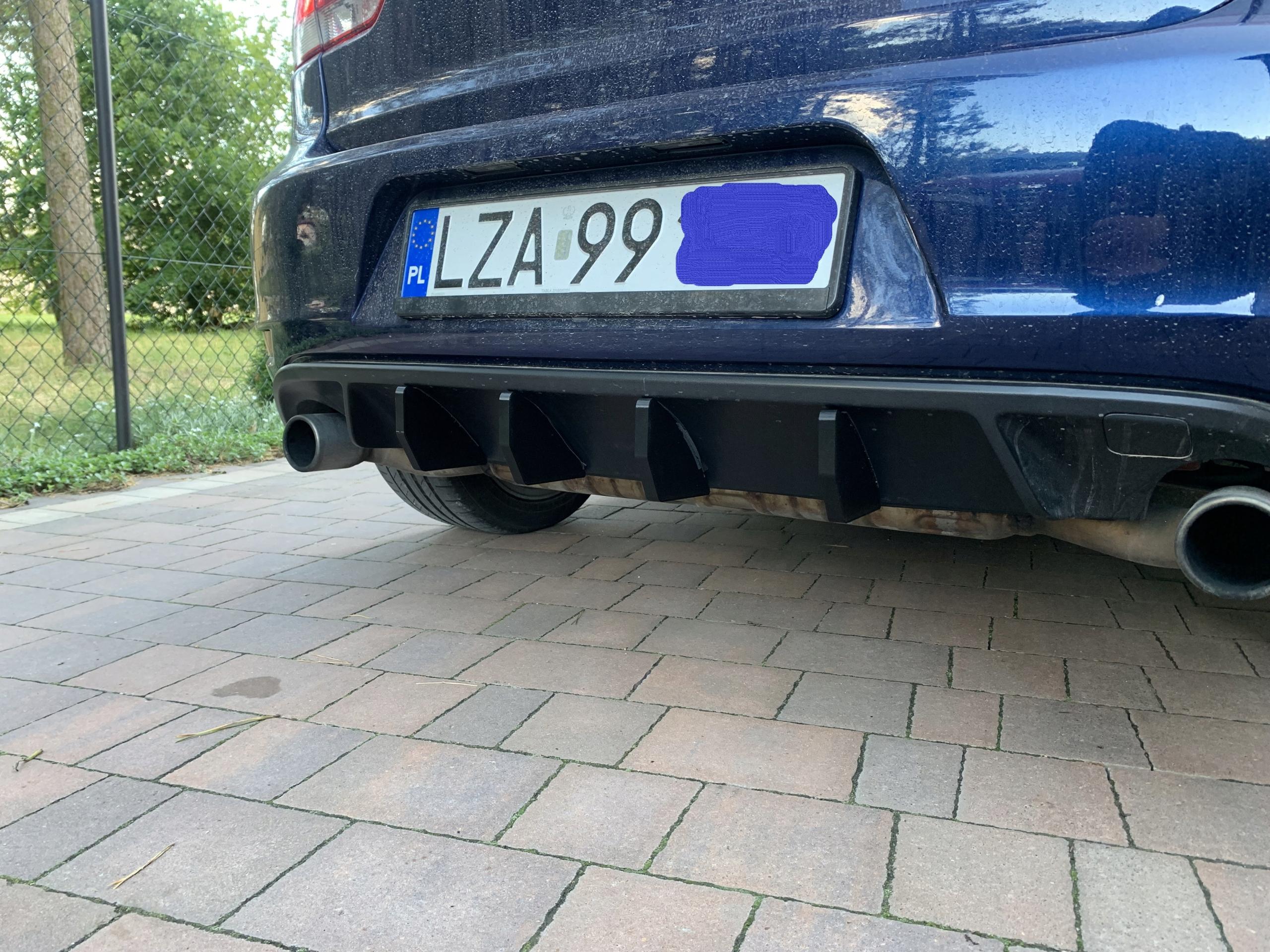 Ребра дифузора Volkswagen GOLF VI 6 GTI