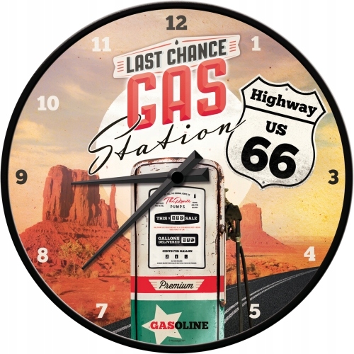 Годинник ROUTE 66 US HIGHWAY США метал + скло