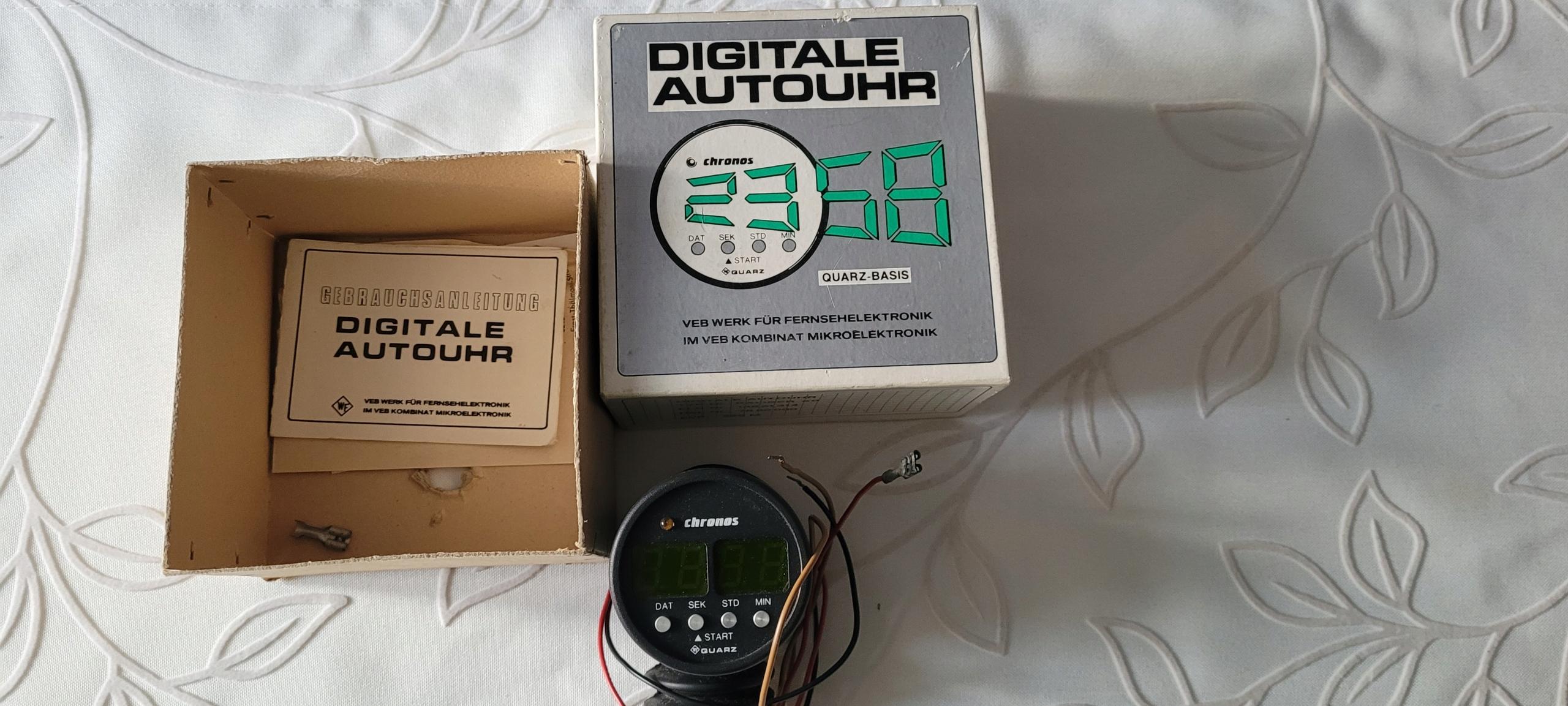 Часы для авто Digitale Autouher калибр 60