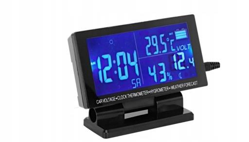 Автомобильные часы автомобильный термометр