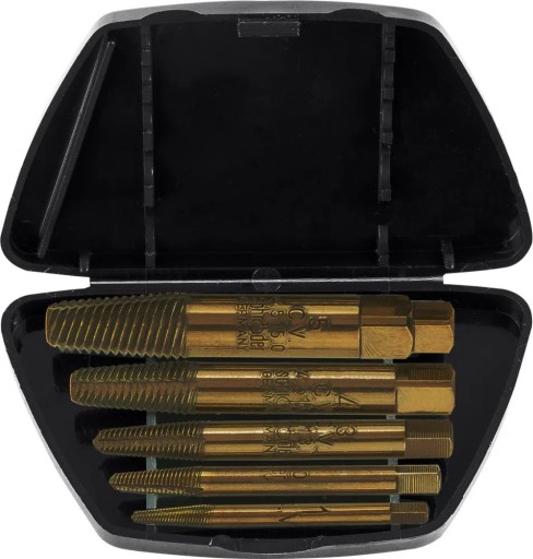 Набір головок для видалення пошкоджених гвинтів Hi-Trac TP, 6 шт № 1-6 Шредер