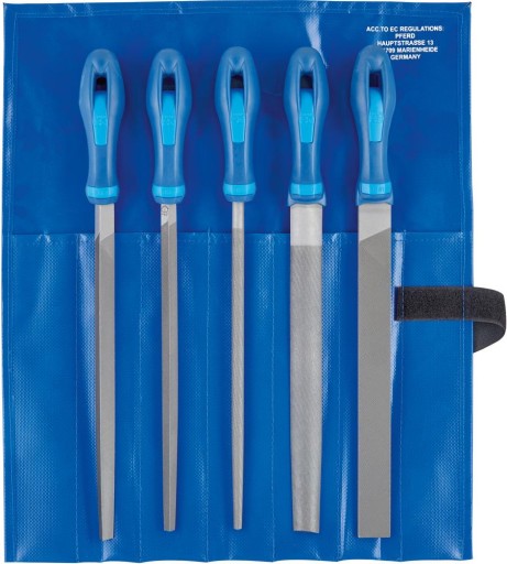 Набір файлів майстерні. 250мм, розріз, 5 шт. ПФЕРД