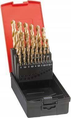 Набор сверл DIN338 HSS, шлифованные, TiN, тип N