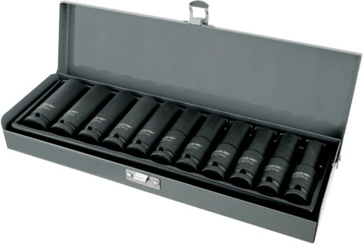 Набор 11 шт. удлиненные ударные головки Cr-Mo 1/2