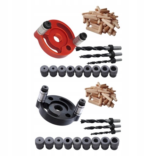 Набор из 2 направляющих для сверления отверстий в дереве.