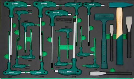 Набор 21 шт. инструменты во вставке Jonnesway H10121SV EVA