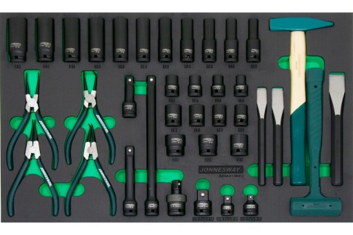 Набор 38 шт. инструменты во вставке из ЭВА Jonnesway S03A4138SV