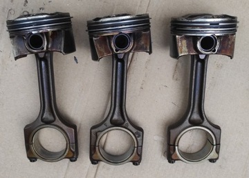 Комплект из 3 шатунов поршня, кривошип N13B16A 98 77L65 580