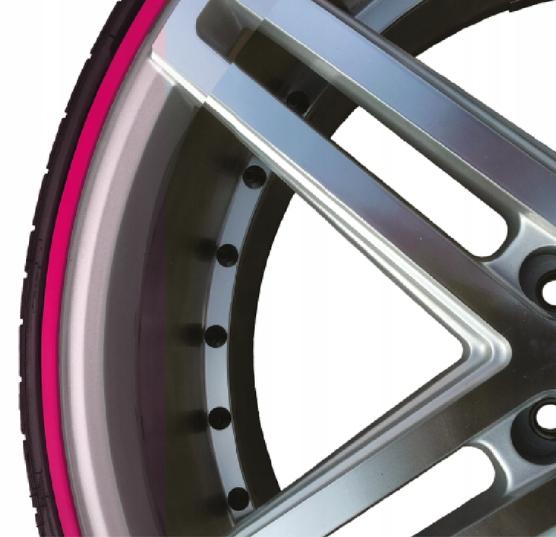 Набір з 4 кілець для обода RIMSAVERS-рожевий